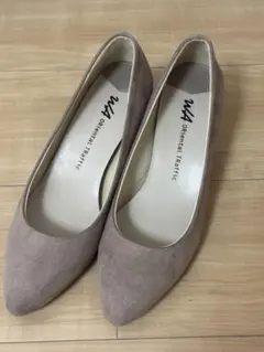 oriental traffic グレー スエード パンプス