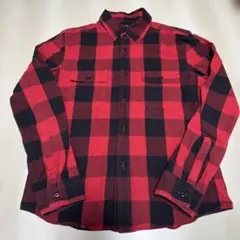 JACKROSE バッファローチェックシャツ 赤黒 Ｌ