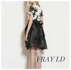 【FRAY I.D】フレイアイディー　オーガンジーバックリボンワンピース