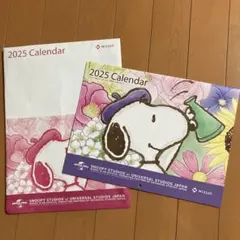 2025年 スヌーピー カレンダー 壁掛け