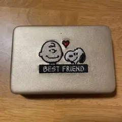 Peanuts スヌーピー チャーリーブラウン 小物入れ ミラー付き
