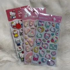 【即日発送】韓国限定 サンリオ マシュマロシール ハローキティー 3枚
