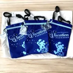 新品未使用　ダッフィー　バケーションパッケージ　ショルダーバッグ 3個セット 選んで大正解！ショルダーバッグが可愛すぎる♡バケーション