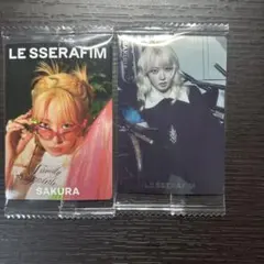 LE SSERAFIM SAKURA & CRAZYカード