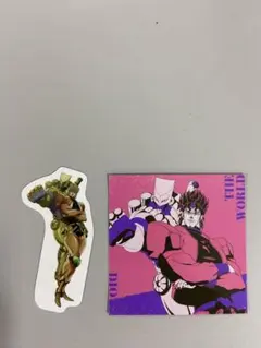 スシロー ジョジョコラボステッカー ピック　ディオ DIO クーポン付属
