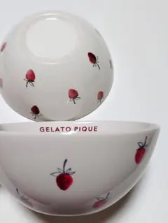 GELATO PIQUE ストロベリー柄 ボウル 2個セットのサムネイル