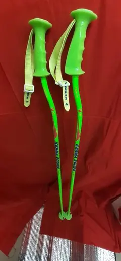 KERMA EQUIPE スキー ストック グリーン