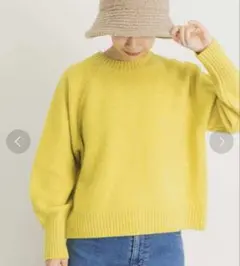 アーバンリサーチ カシミヤ混メランジショートニット