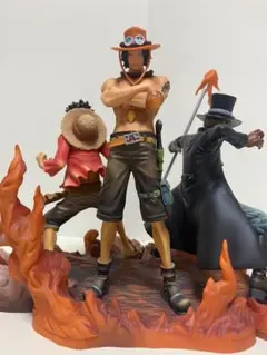 ワンピースONEPIECE　フィギア 　ルフィ サボ エース ONEPIECE