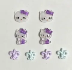 40 ハローキティ　クロム　ネイルパーツ