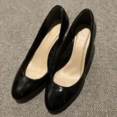 ハイヒール・パンプス　エナメル　レインシューズ