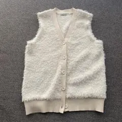 LADY LUCK LUCA ホワイト ファーベスト