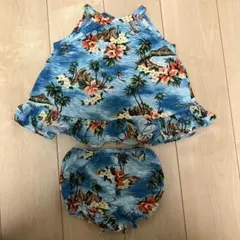 ハワイアンプリント ベビー服 セット