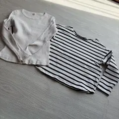 120サイズ　長袖Tシャツ2枚セット　ユニクロ　西松屋