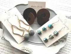 □ SALE！ピアスまとめ売り 3点セット S_No.033 □