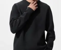 UNIQLO ウォッシャブルセーターユニセックスブラック