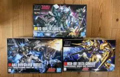 HG ガンプラ 3点セット シルバーバレット ゲシュペンスト サイコドーガ