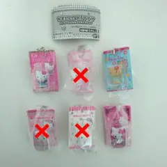 ガチャ　HELLO KITTY パッケージミニチュアコレクション 3種セット