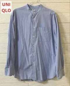 UNIQLO エクストラファインコットン　オーバーサイズ　スタンドカラーシャツ