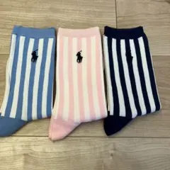 POLO RALPH LAUREN レディース ソックス 3足セット