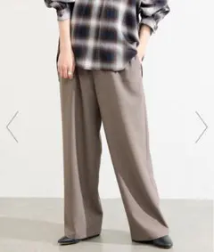 JOURNAL STANDARD ウールライクストレッチワイドパンツ