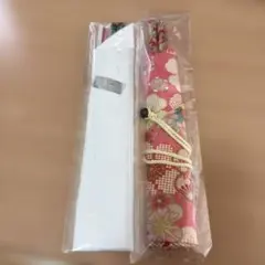 花柄デザイン 木製箸 ケース付き