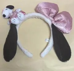 スヌーピー カチューシャ ピンク