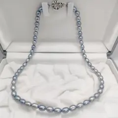 南洋パールネックレス グレー56cm 留め具SILVER刻印 南洋パールネックレス グレー56cm 留め具SILVER刻印 - メルカリ