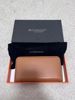 La Esperanza iPhone15 手帳型スマホケース ブラウン