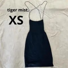 tiger mist. 【XS】ブラック キャミワンピース