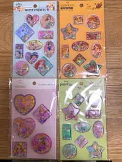 新品】ウォーターシール　ライオンキング　プリンセス　ティンカーベル　ラプンツェル