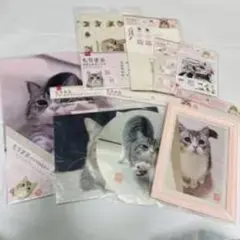猫デザインのステーショナリーセット