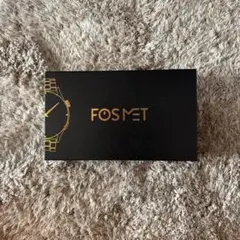 FOSMET QS40 スマートウォッチ ブラック 箱・交換バンド付き