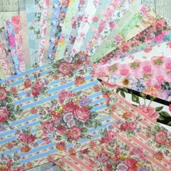 デザインペーパー(Ｂ)デザペ/花柄/おすそ分けファイル/コラージュ/おすそ分け