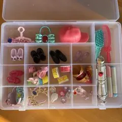 な*こ様 リカちゃん小物セット　収納ボックス付き