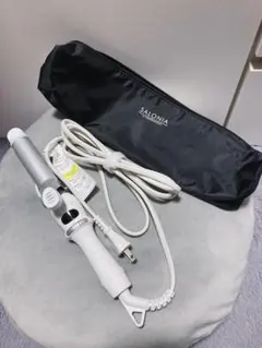 SALONIA ミニ カールヘアアイロン 25mm ホワイト