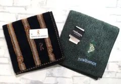 新品タグ付きブランドハンカチタオル２枚