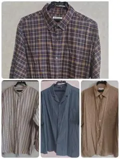 スタンドカラー シャツ xl