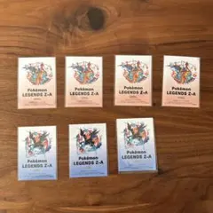 Pokémon LEGENDS Z-A ホログラムシール7枚メガリザードンX Y