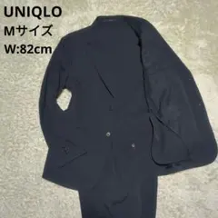 UNIQLO　感動ジャケット 感動パンツ セットアップ M/82　ネイビー