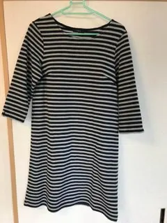 AVV♡美品  ボーダーワンピース  8分袖  Sサイズ