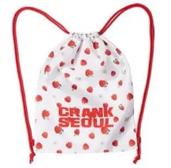CRANK SEOUL イチゴ柄ドローストリングバッグ