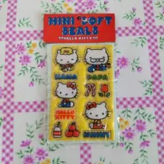 Hello Kitty 迷你軟貼紙 Sanrio 1976 昭和復古 未開封