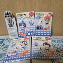 弱虫ペダル やわらかDECOシール 4種セット　+クリップ