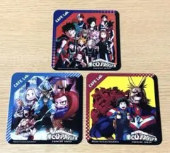 僕のヒーローアカデミア カフェラボコースター 3枚セット