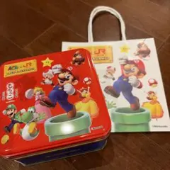 スーパーマリオ×もち吉のコラボ缶 【期間限定】のサムネイル