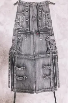 TRIPP NYC X-STRAP FOG WASH BLACK DENIM