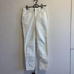ホワイト スキニージーンズ