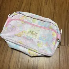 すみっコぐらし　ピンクショルダーバッグ　ヒモなし