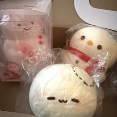 低反発スクイーズ 雪だるま系3点セット